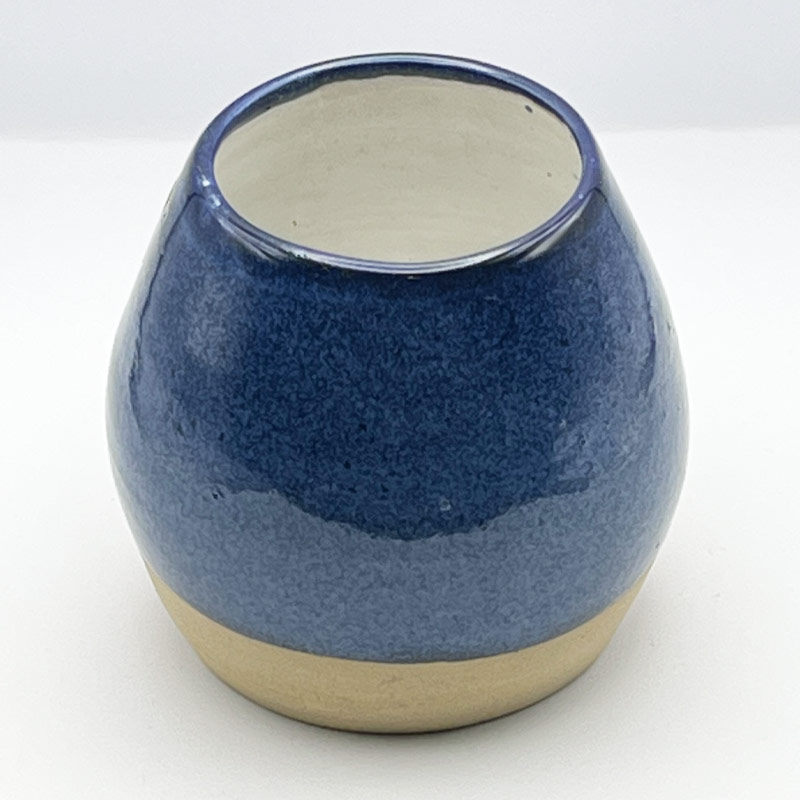 vase bleu fjord en céramique