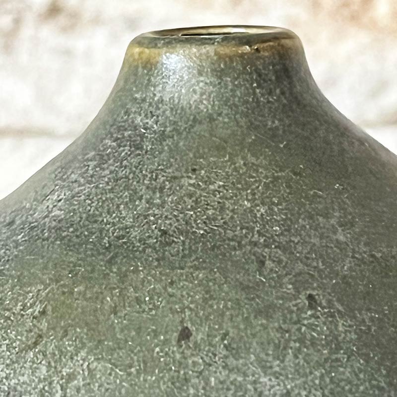 vase céramique vert