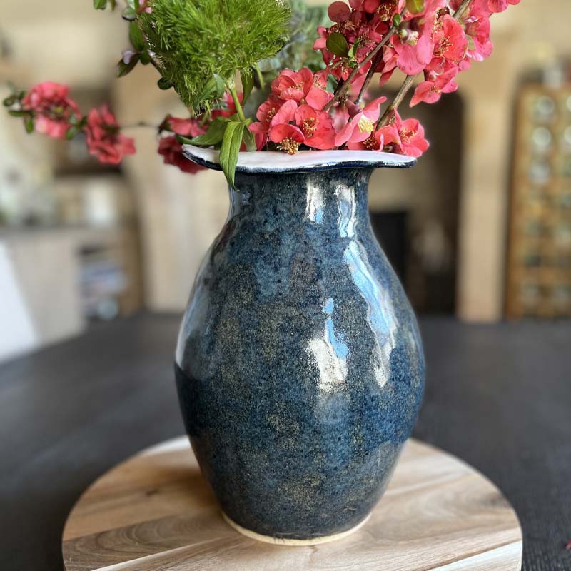 vase bleu